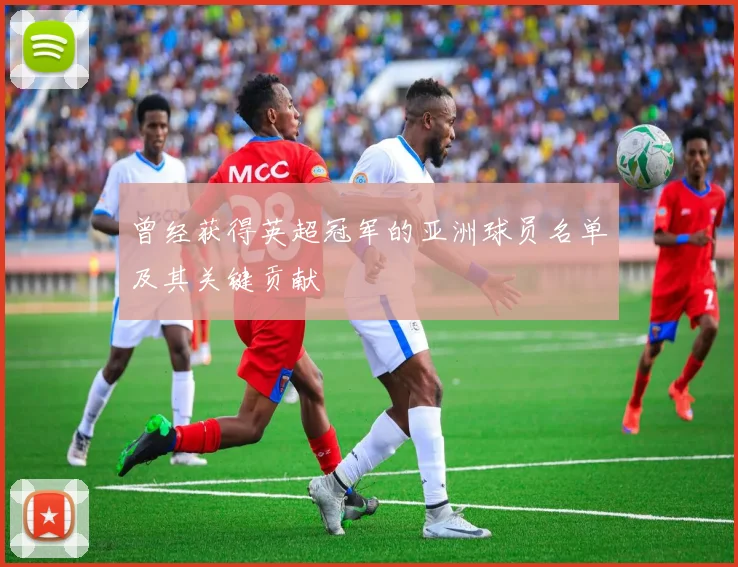 曾经获得英超冠军的亚洲球员名单及其关键贡献